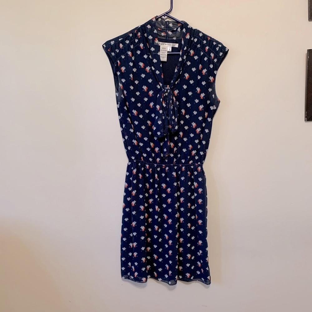 Navy blue & Floral dress